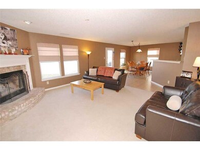 Great Room. Spacious great room with views of the backyard.