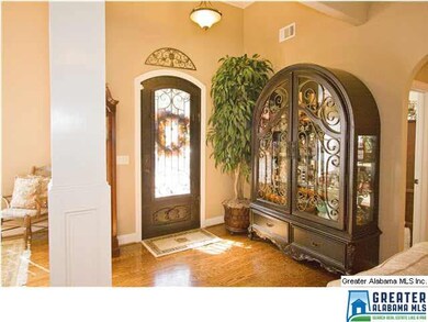 Elegant entrance.