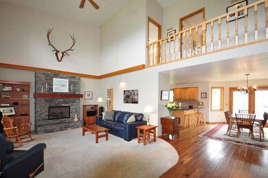 Open living/dining/kitchen Area