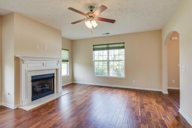 Living room is located right off the foyer area.  