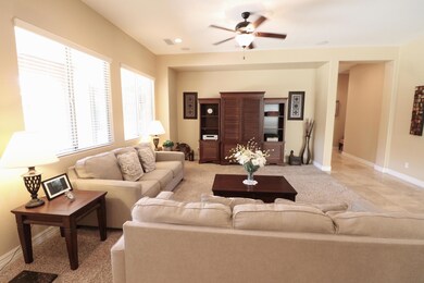 spacious family room