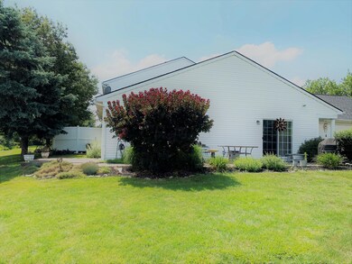 Side view with paver patio