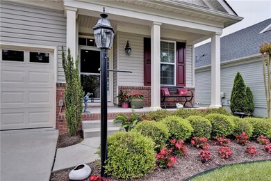 Welcoming front porch-