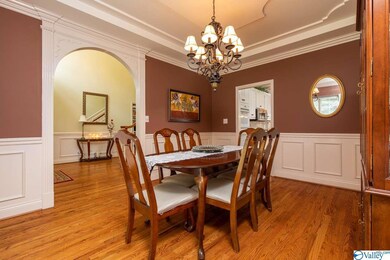 Offering arched entrance...