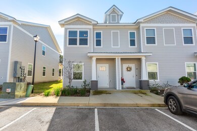 Front of townhouse