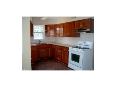 Updated kitchen. New linoleum flooring.