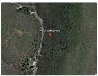 Aerial map of property and surrounding area