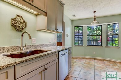 Kitchen with upgraded cabinets, granite, stainless