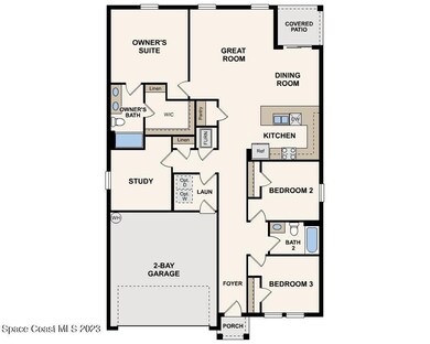 QuailRidge-3Bedroom-floor-1