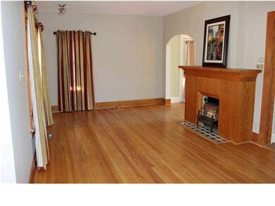 Living room with beautiful hardwoods
