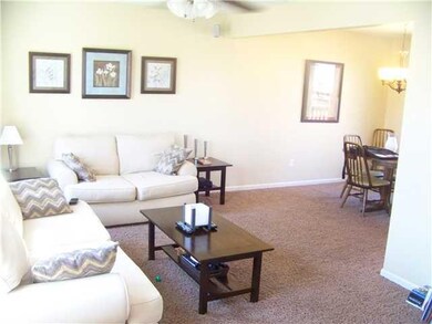Living Room. Living room and adjoining dining room