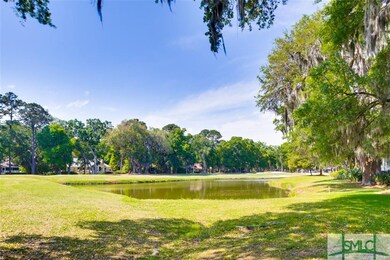 Back: view of lagoon and golf course.