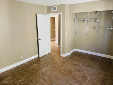 Tiled bedroom