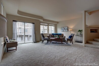 SW facing living room . .