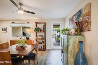 Dining room & kitchen