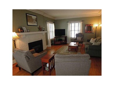 Living Room. Cozy gas fireplace
