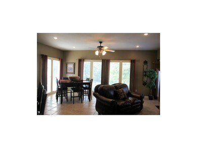 Large Kitchen Dining with Hearth!