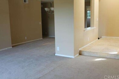Large, open family room, dining room, front entry