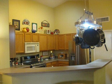 VIEW TO KITCHEN FROM FAMILY ROOM
