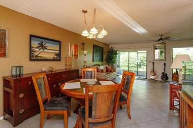 View of family room from dining area