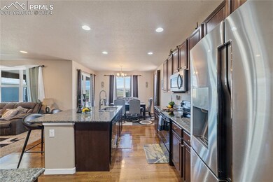 View of the Dining Room from the Kitchen.