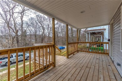 Brand new covered deck with lighting!