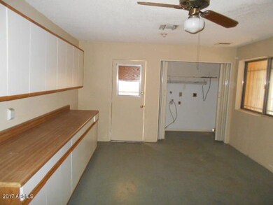 View from kitchen & dining to Laundry Ro