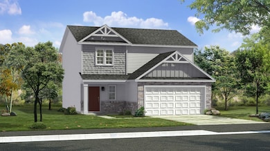 Glenshaw single family rendering elevation 4 at Hammaker Hills