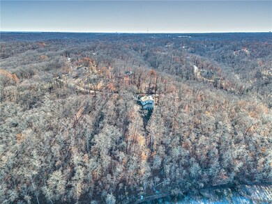 Aerial view of property