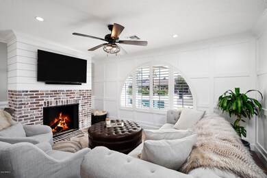 Fireplace & Custom Wall Detail