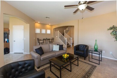 Great room to stairs