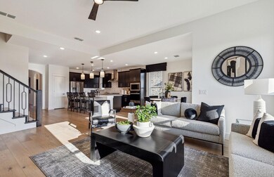Spacious gathering room *Photos of furnished model