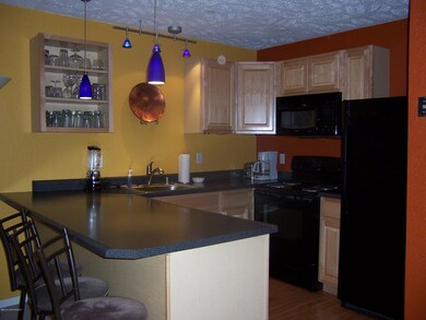 Kitchen with full size appliances