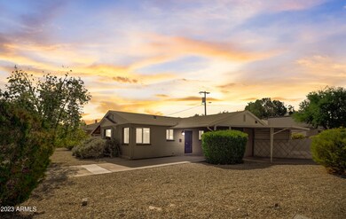 Front view of home.