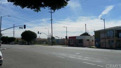 View from East side of street. Residential units a