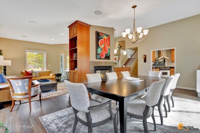 Sunlit dining room