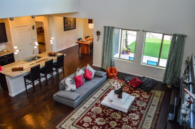 Great room from stairs