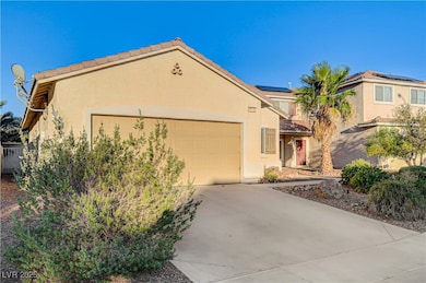 View of front of property featuring stucco siding,