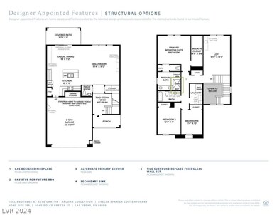 Lot 196 Floor Plan - Avella Spanish Contemporary