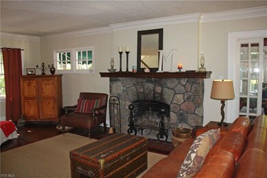 Natural Granite Wood-burning Fireplace