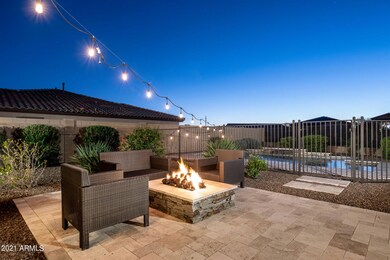 Backyard and Firepit