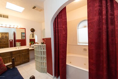 Master bathroom.