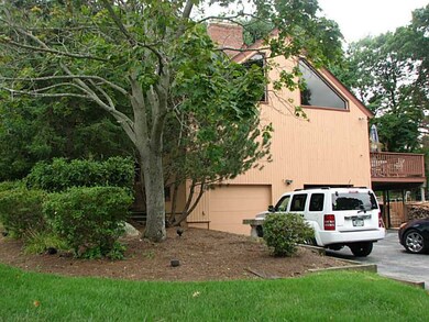Exterior Front. Side of house, garage