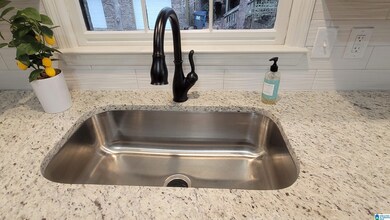 New granite countertops, new faucet & freshly stai