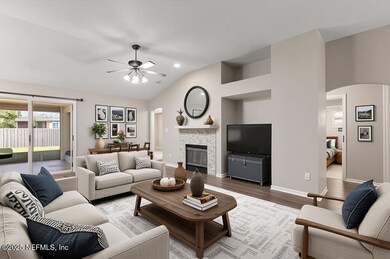 Virtually Staged Living Room