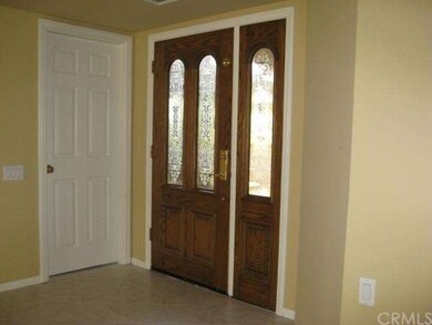 Beautiful front entry door with side panel.