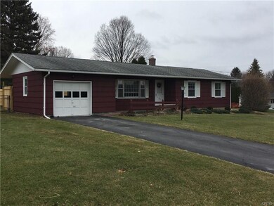 Level driveway and nice front porch!