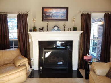 Beautiful gas fireplace in Great room