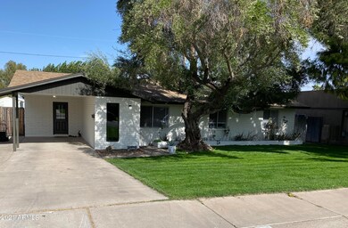 Front of Home With Grass