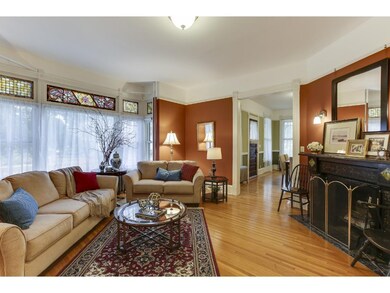 The spacious main floor living room features the l
